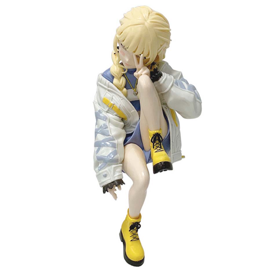 22CM Anime Game Cyberpunk: Edgerunners Lucy Figure Standing Anime Model Toy Gift Collection Aciton Figure PVC