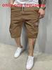 Casual Mens Cargo Shorts With Polyester Fabric For Summer Youth Fashion