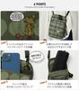 [MOOMIN] [Official] Moomin Mini Shoulder Bag, Smartphone Shoulder Bag, Sacoche, Pochette, Snufkin Embroidery, Polka Dots, RMMC-03