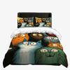 Home Textiles Cartoon Cat Children's Bedding Kit Skin-friendly Grinding Student Dormitory Three-piece Set No Sheets