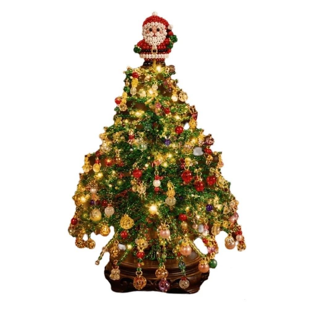 with Light Up Halloween Tree Making Kit Crystal Bead Mini Bead Weaving Set Christmas Holiday