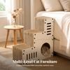 Cardboard Cat House Multi-Level Condo Replaceable for Cats