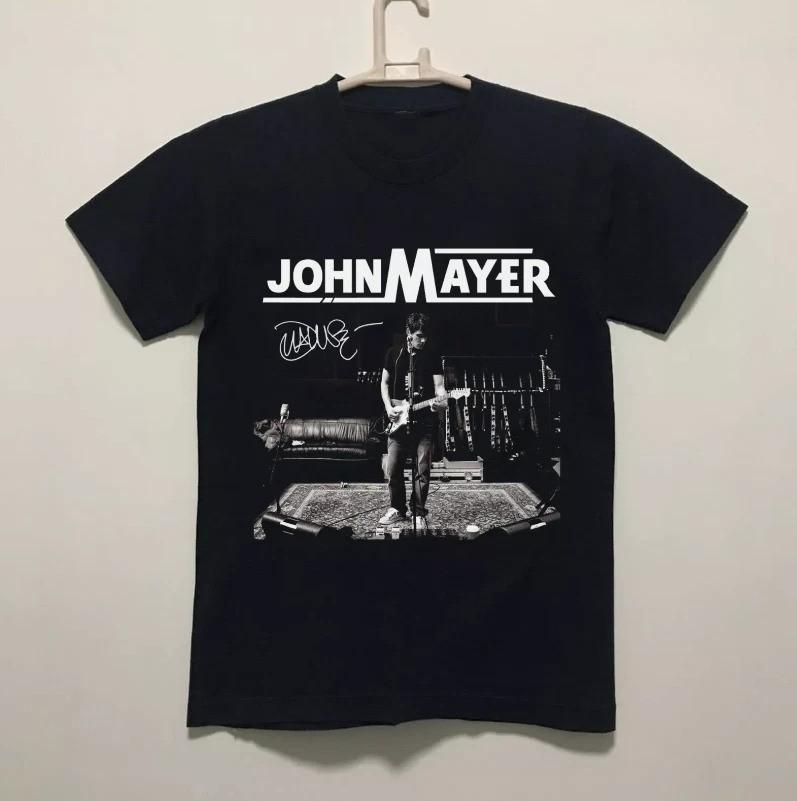 John Mayer Black Collection Singer Men  Unisex rare BL1697 Unisex T-Shirt S