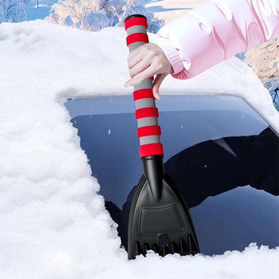 Extendable Car Snow Shovel with Ice Scraper Detachable Snow Shovel Efficient Snow Clearing Tool for Winter Emergency Kit