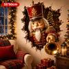1Pc Santa Claus Wall Sticker Self-Adhesive Vinyl Decal Christmas Decoration Diy Living Room Bedroom Window Glass Cover Scratches