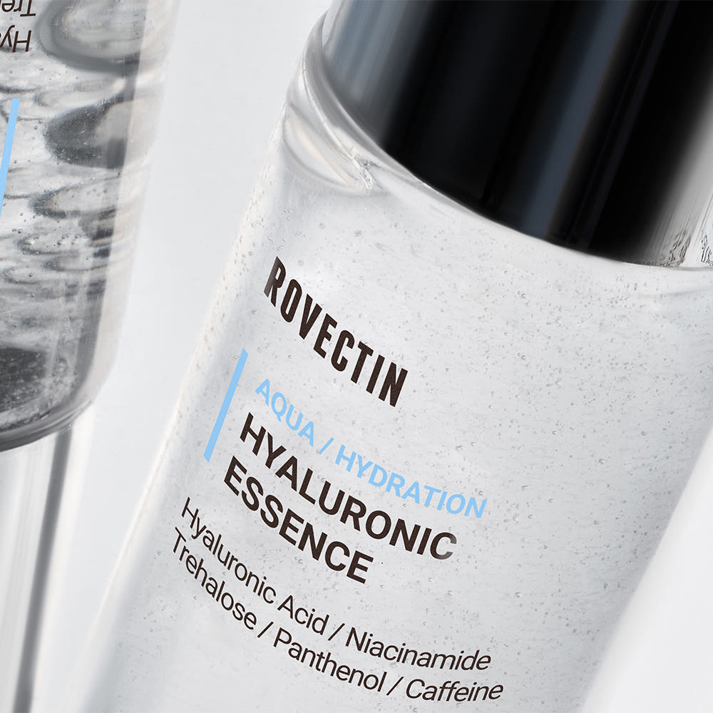 ROVECTIN Aqua Hyaluronic Essence 100ml + Vita Dark Spot Serum 30ml Set – Korean Hydrating & Brightening Skincare Duo