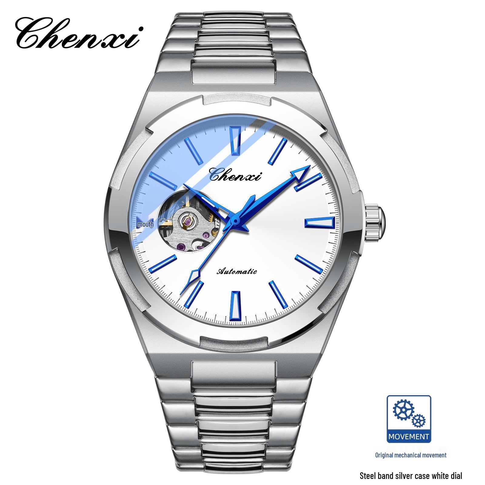 

Chenxi Men s Automatic Mechanical Luminous Waterproof Trendy Watch