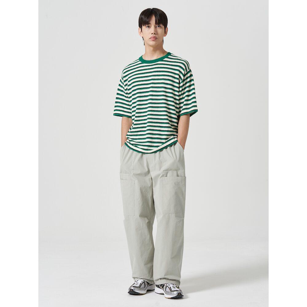 8SECONDS Cotton Open Pocket Elastic Waist Pants Ivory (454721Lqa0)