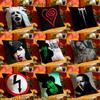 M-MarilynS M-MansonS Pillow Case Print Polyester Fiber 40X40 Cm Home Sofa Throw Cushion Cover Decoration