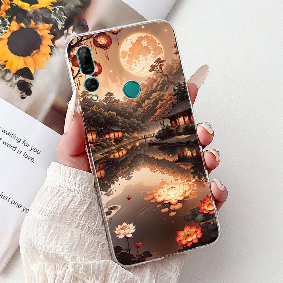 For Huawei Y9 Prime 2019 Case STK-L21 STK-L22 STK-LX3 Cover Popular Flower Soft TPU Phone Case For Huawei P Smart Z Y9 2019 Capa
