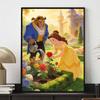 Disney Beauty and the Beast Diamond Painting Mosaic Art Kit 5D Handmade Diy Gift Home Decoration
