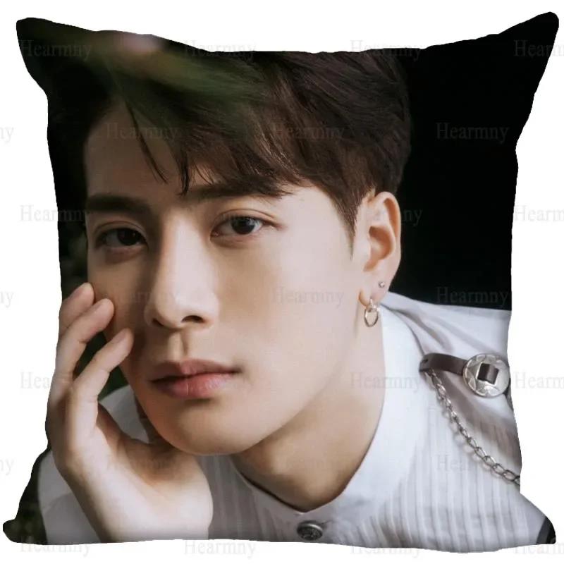 New KPOP GOT7 Pillow Case For Home Decorative Pillows Cover Invisible Zippered Throw PillowCases 45X45cm 0512