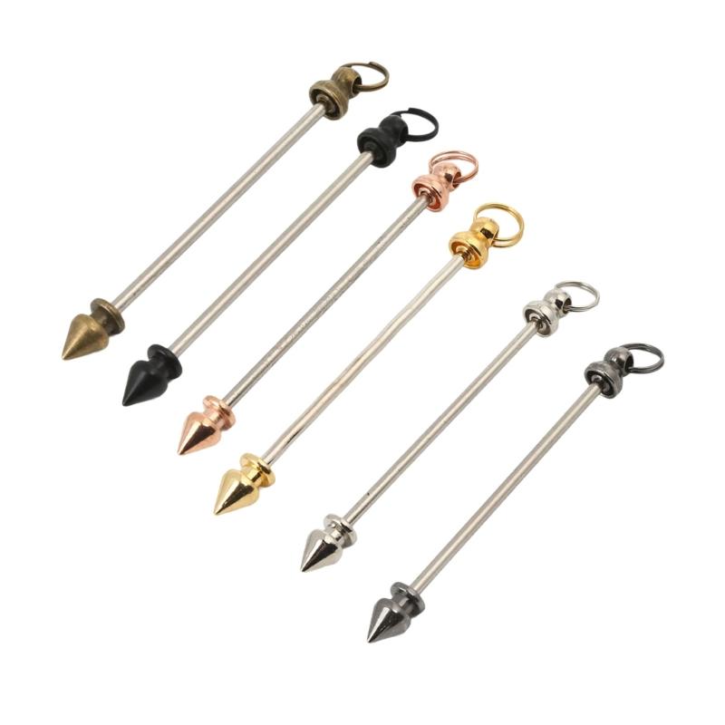 30 Stück Metallstab-Anhänger mit Ösenstiften, auffädelbare Metallstab-Anhänger, vielseitiges Perlenzubehör für Schmuckdesigner