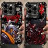 New Cool Anime Berserk Plating Phone Case For iPhone 17 16e 16 15 14 13 12 11 Pro Max X XR 7 8 Mini Air Plus Anti-Fall Airabag