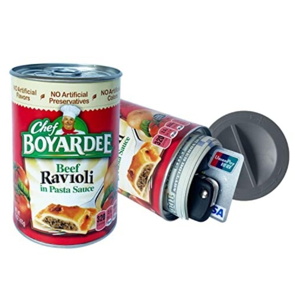 

Прочный кухонный шкаф, скрытая жестяная пластина для наличных денег, безопасные консервные банки для еды, секретный тайник, скрывающий контейнер style E