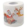 Toilettenpapierrolle für den Haushalt, Weihnachtsmann, bedrucktes Muster, niedliches Weihnachts-Toilettenpapier