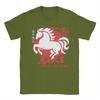 Year of The Horse Lunar Chinese New Year Zodiac  Cotton T Shirt For Unisex Beach  Streetwear T Shirts O Neck Fashion Tee Shirt