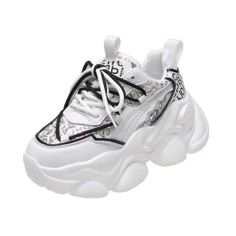 Fashion 2025 Women Casual Sneakers Comfortable Platform Wedges Trainers Trend Chunky Color Matching Buffalo Shoes Running Sport Shoes