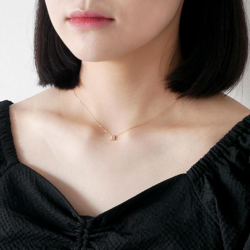 Vendome K18YG White Topaz Diamond Necklace GGVN015440TH [Official] [VIH Aoyama]