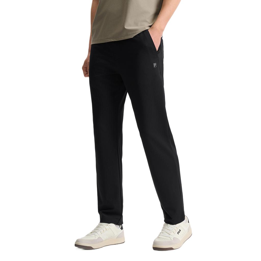 FILA White Versatile Trendy Casual Pants Men Bottoms Black F11M523601ABK