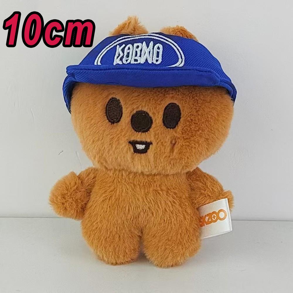 Neuer SKZOO Schlüsselanhänger Plüschtier Stray Kids KARMA Plüschtier Puppe SKZ Kuscheltier Kinderspielzeug, Bangchan, Felix, Hyun Jin Fan-Geschenk
