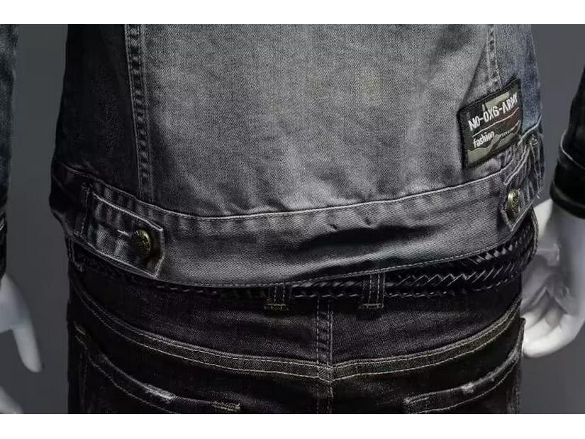 2024 Herbst Herren Slim Koreanische Retro Denimjacke: Trendige und Attraktive Freizeitmode