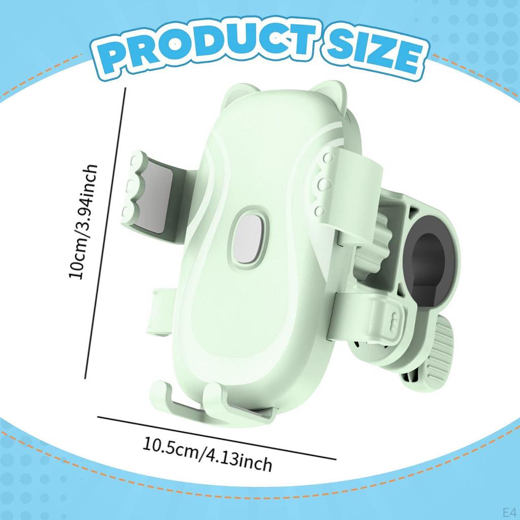 Nastavitelný držák na telefon na kolo, odolný proti nárazům, stabilní, otočný, pro motocykl, na hory