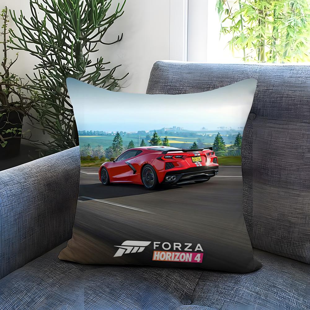 

Stylish FForza Horizon 5es Cushion Cover Comfortable Reversible Pillow Cover Ideal for Car Sofa Bedroom Beyond 30X30cm
