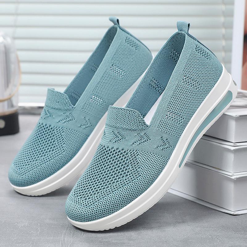 Fashion Women's Shoes 2025 Spring New Middle Aged and Elderly Mom Shoes Soft Soled Breathable Women's Casual ShoesSports Shoes