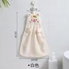 Hand towel household cute absorbent kitchen towel lazy rag wipe towel solid color children's hand