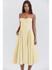 2024 French Retro Long Slip Dress - Court Style Dopamine Outfit