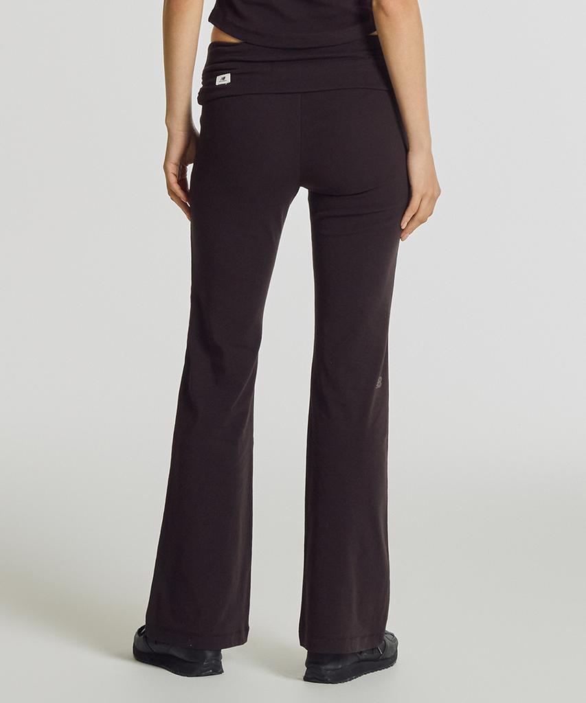 Nyuballanseu Nbmlg2W472 / Women Fitted Folded Flare Pants (Brown)