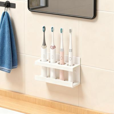 Yousheng Zahnbürstenhalter Wandmontiert Stanzfrei Zahnbürstenständer Elektrische Manuelle Zahnbürsten Zahnpasta Badezimmer-Organizer