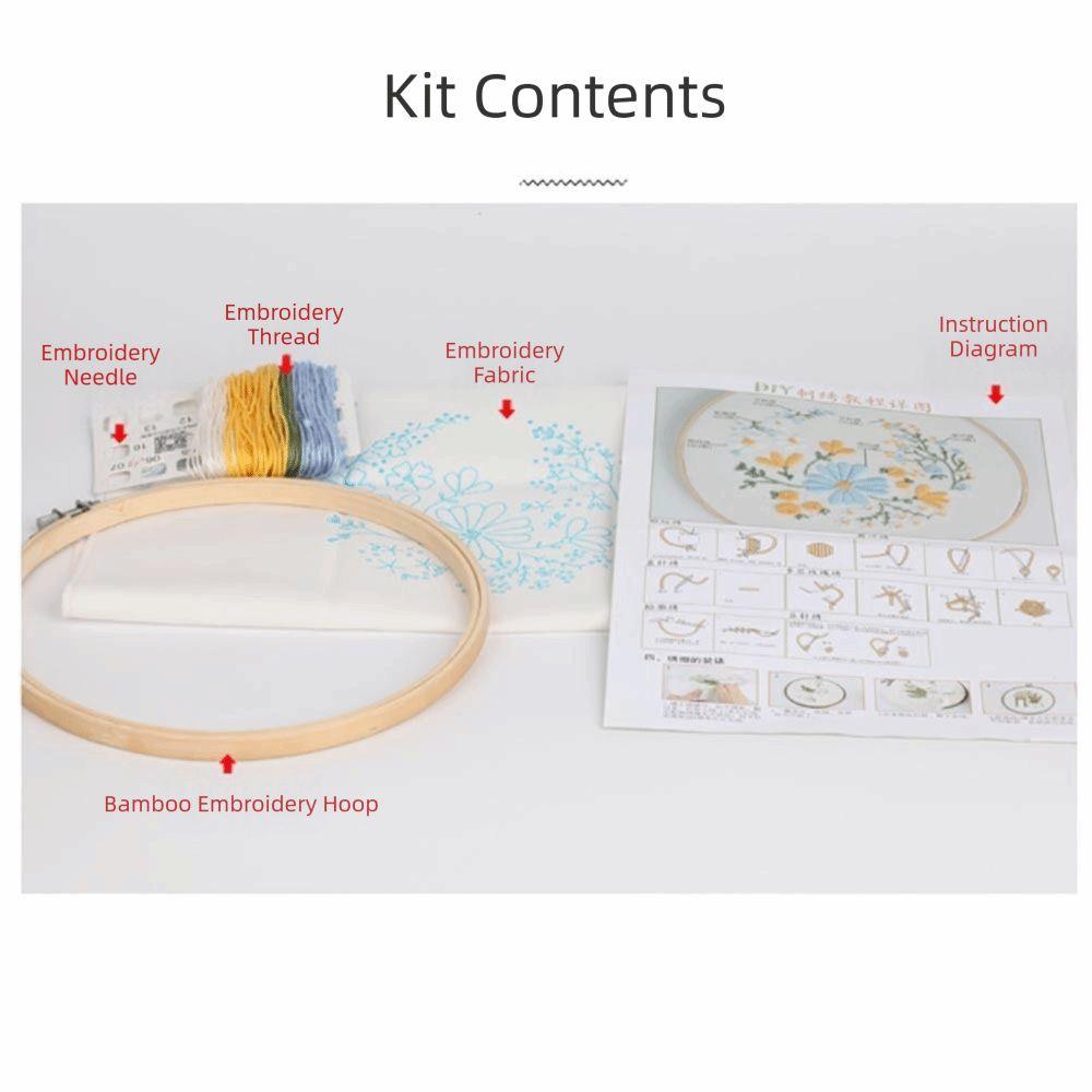 Christmas Cross Stitch Nativity Scene Embroidery Kit Cross Stitch Set DIY Embroidery DIY Materials Non-finished Products