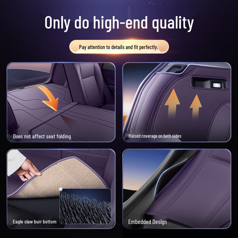 Leapmotor Lafa5 Full Coverage Trunk Mat – Fits 26 Models for Car Modification & Interior Decoration.