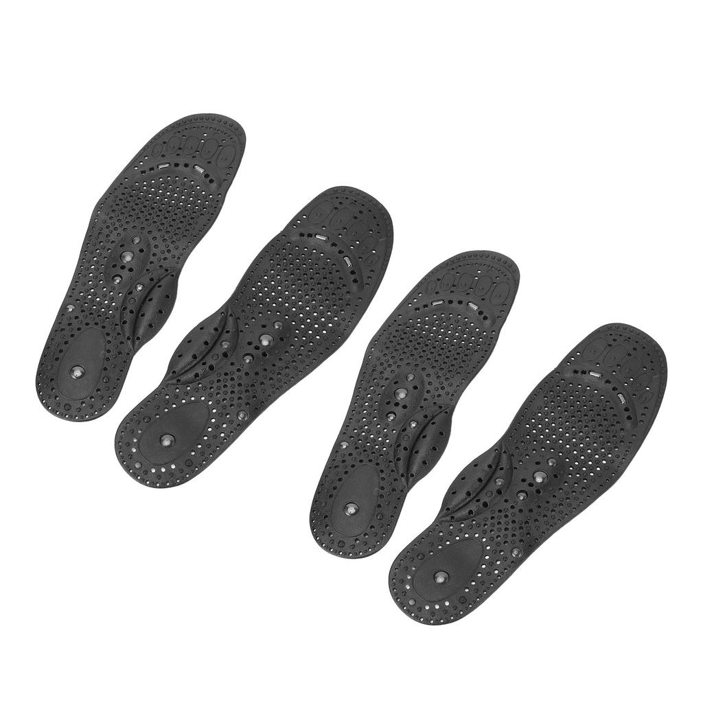 2pairs Acupressure Shoe Insoles Vein Repair Anti Slip Abrasion Resistant Massage Shoe Pad for Arch Support Body Care Slimming