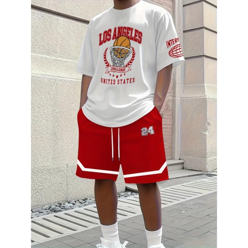 2-teiliges Herren Sommer Basketball Trainings- und Laufset