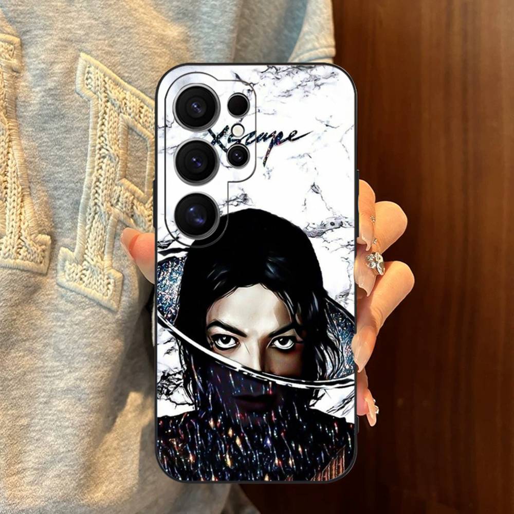 Pop Singer Michael Jackson Phone Case For Samsung S 24 Fe 25 Ultra Plus 20 Lite 21 30 22 23 24 22 Ultra 5G Fundas