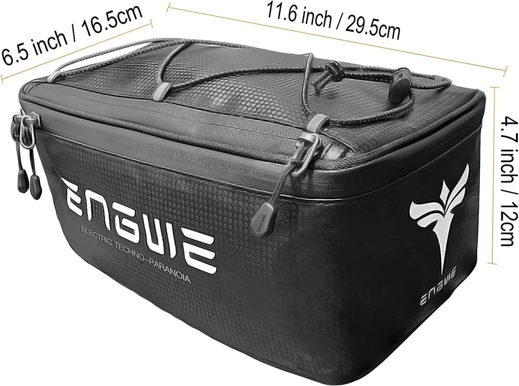 Engwe Bicycle Storage Bag – Waterproof, Lightweight & Portable, 29.5 × 16.5 × 12 Cm, Black