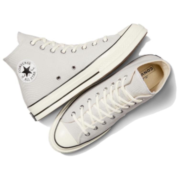 Converse Unisex Chuck 70 High Fossilized Egret Black A06526C