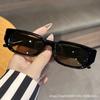 Trendy Irregular Small Frame Sunglasses - Slimming Wide-Leg Design for Men and Women