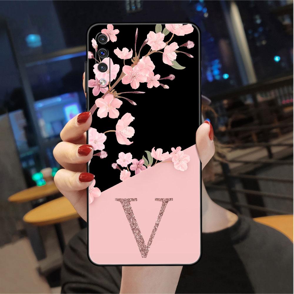 

Чехол для Samsung Galaxy A50 A70 A30 A20s A20e A10 A40 A10s A10e M52 M51 M31 M30s M21 черный чехол для телефона Custom Cherry Blossom Samsung A60