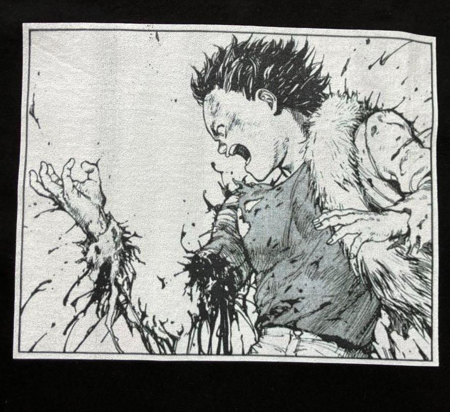 [USED] AKIRA Tetsuo Tetsuo Anime T-shirt Shima Tetsuo L Kaneda