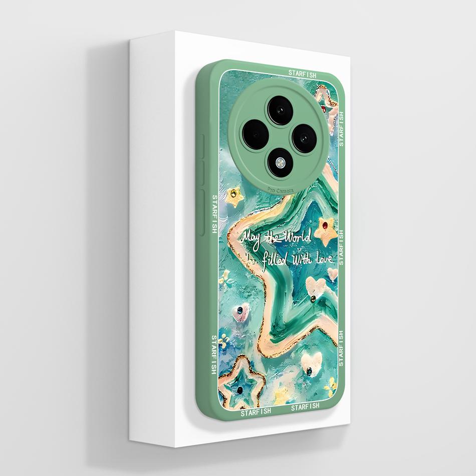 For Oppo Reno 12F Case Cute Anime High Quality Funda Soft Liquid Silicone Bumper For Oppo Reno 12 F 4G 5G Anti Drop Back Covers