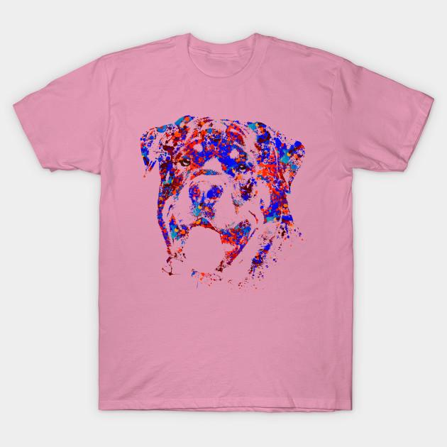 T Shirt Women Colorful Rottweiler Metzgerhund Harajuku Print Kawaii Tshirt Summer Short Sleeve Female T-Shirt Top Tee