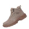 Labor Insurance Shoes Men's Stab-proof Lightweight Soft Sole Fashionable Wear-resistant High-top Safety Construction Site Shoes
