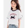 Girls' Short-Sleeve Summer T-shirt - Teen Stylish Top for Kids and Parent-Child Outfits