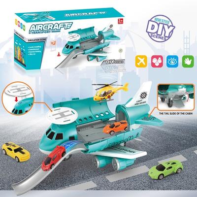 Cute Kids Car Toy Unfading Color Engineering Fire Truck Model DIY Scenes Track Vehicle