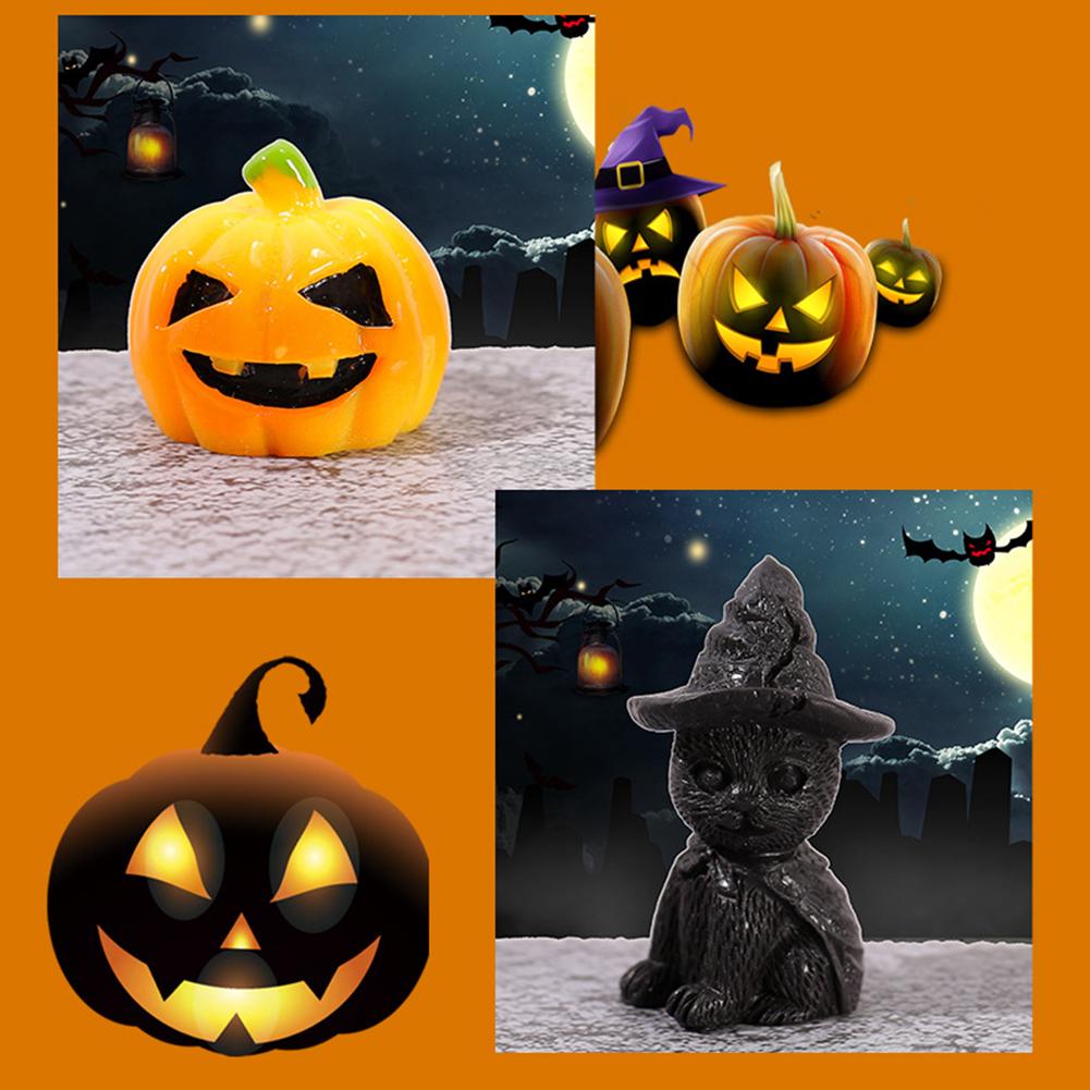 Halloween Series Micro Landscape Ornaments Cute Pumpkin Lantern Halloween Decorations DIY Crystal Ball Accessories