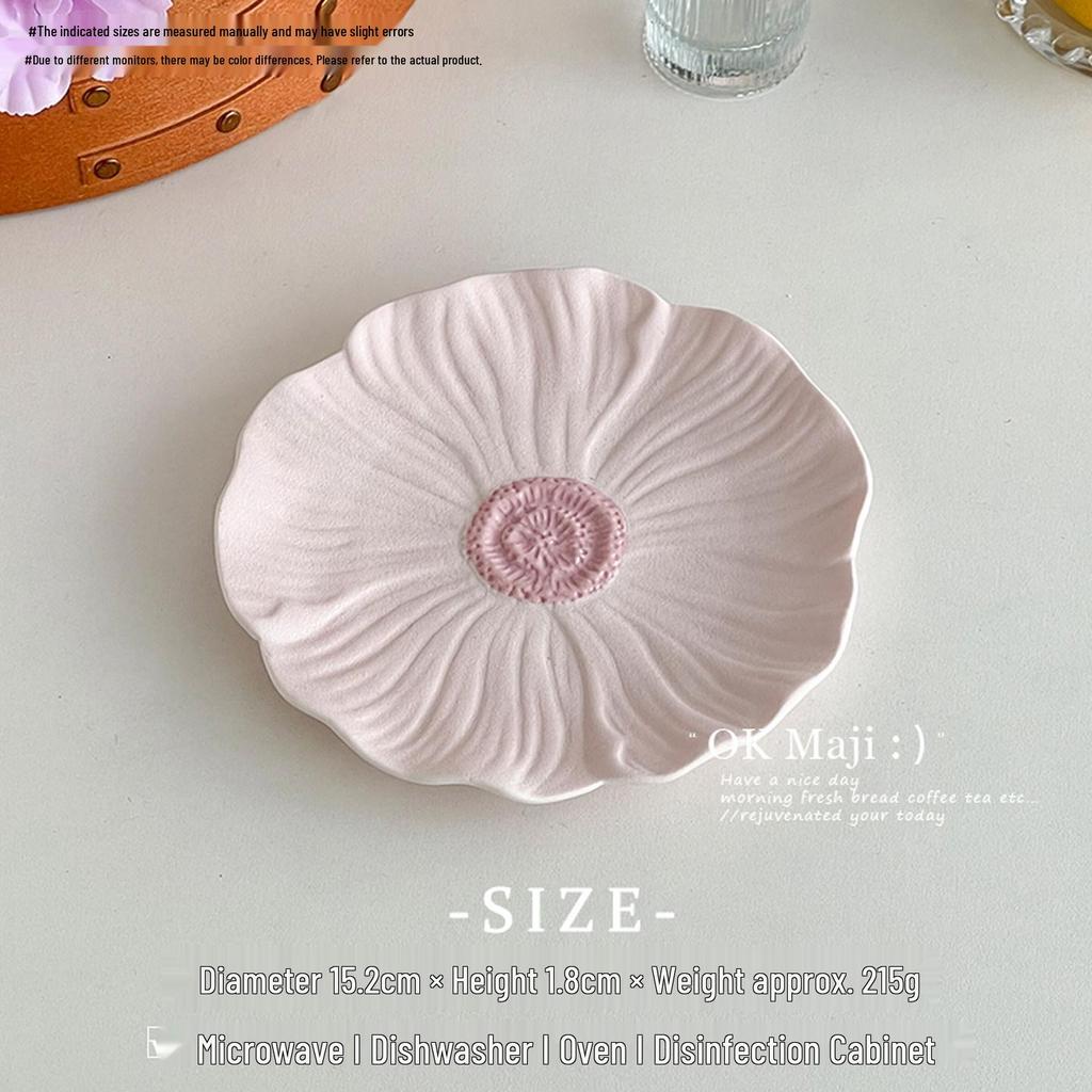 Exquisite Ceramic Breakfast and Dessert Plate for Elegant Table Settings